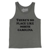 There's No Place Like North Carolina Men/Unisex Tank Top-Grey TriBlend-Allegiant Goods Co. Vintage Sports Apparel