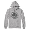 Connecticut State Quarter Hoodie-Heather Grey-Allegiant Goods Co. Vintage Sports Apparel