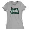 Iowa Weed Women's T-Shirt-Heather Grey-Allegiant Goods Co. Vintage Sports Apparel