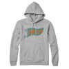 Miami Pennant Hoodie-Heather Grey-Allegiant Goods Co. Vintage Sports Apparel