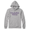 Charlotte's Number 1 Fan Hoodie-Heather Grey-Allegiant Goods Co. Vintage Sports Apparel