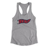 New England Pennant Women's Racerback Tank-Heather Grey-Allegiant Goods Co. Vintage Sports Apparel