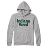 Indiana Weed Hoodie-Heather Grey-Allegiant Goods Co. Vintage Sports Apparel