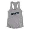 St. Pete Connect Women's Racerback Tank-Heather Grey-Allegiant Goods Co. Vintage Sports Apparel