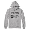 Don't Move To Oakland Hoodie-Heather Grey-Allegiant Goods Co. Vintage Sports Apparel