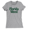 Florida Weed Women's T-Shirt-Heather Grey-Allegiant Goods Co. Vintage Sports Apparel