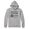 Don't Move To Chicago Hoodie-Heather Grey-Allegiant Goods Co. Vintage Sports Apparel