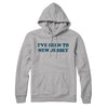 I've Been To New Jersey Hoodie-Heather Grey-Allegiant Goods Co. Vintage Sports Apparel