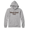 Rhode Island Beer Hoodie-Heather Grey-Allegiant Goods Co. Vintage Sports Apparel