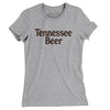 Tennessee Beer Women's T-Shirt-Heather Grey-Allegiant Goods Co. Vintage Sports Apparel