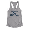 I've Been To Zion National Park Women's Racerback Tank-Heather Grey-Allegiant Goods Co. Vintage Sports Apparel