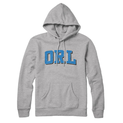 Orl Varsity Hoodie-Heather Grey-Allegiant Goods Co. Vintage Sports Apparel