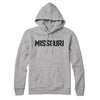 Missouri Military Stencil Hoodie-Heather Grey-Allegiant Goods Co. Vintage Sports Apparel