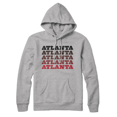 Atlanta Repeat Hoodie-Heather Grey-Allegiant Goods Co. Vintage Sports Apparel