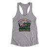 Everglades National Park Badge Women's Racerback Tank-Heather Grey-Allegiant Goods Co. Vintage Sports Apparel
