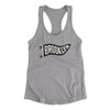 Brooklyn Pennant Women's Racerback Tank-Heather Grey-Allegiant Goods Co. Vintage Sports Apparel