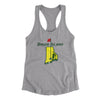 Rhode Island Golf Women's Racerback Tank-Heather Grey-Allegiant Goods Co. Vintage Sports Apparel