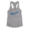 Kansas City Vintage Script Women's Racerback Tank-Heather Grey-Allegiant Goods Co. Vintage Sports Apparel