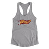 Washington Pennant Women's Racerback Tank-Heather Grey-Allegiant Goods Co. Vintage Sports Apparel