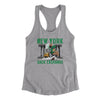 New York Sack Exchange Women's Racerback Tank-Heather Grey-Allegiant Goods Co. Vintage Sports Apparel