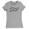 Brooklyn Pennant Women's T-Shirt-Heather Grey-Allegiant Goods Co. Vintage Sports Apparel