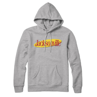 Jacksonville Seinfeld Hoodie-Heather Grey-Allegiant Goods Co. Vintage Sports Apparel