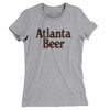 Atlanta Beer Women's T-Shirt-Heather Grey-Allegiant Goods Co. Vintage Sports Apparel