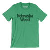 Nebraska Weed Men/Unisex T-Shirt-Heather Kelly-Allegiant Goods Co. Vintage Sports Apparel