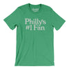 Philly's Number 1 Fan Men/Unisex T-Shirt-Heather Kelly-Allegiant Goods Co. Vintage Sports Apparel