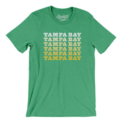 Tampa Bay Repeat Men/Unisex T-Shirt-Heather Kelly-Allegiant Goods Co. Vintage Sports Apparel