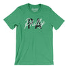 Philly Pa Overprinted Men/Unisex T-Shirt-Heather Kelly-Allegiant Goods Co. Vintage Sports Apparel