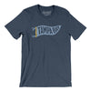 Tampa Bay Pennant Men/Unisex T-Shirt-Heather Navy-Allegiant Goods Co. Vintage Sports Apparel