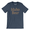 Idaho Beer Men/Unisex T-Shirt-Heather Navy-Allegiant Goods Co. Vintage Sports Apparel