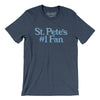 St Pete's Number 1 Fan Men/Unisex T-Shirt-Heather Navy-Allegiant Goods Co. Vintage Sports Apparel