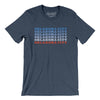 Oklahoma City Repeat Men/Unisex T-Shirt-Heather Navy-Allegiant Goods Co. Vintage Sports Apparel