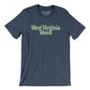 West Virginia Weed Men/Unisex T-Shirt-Heather Navy-Allegiant Goods Co. Vintage Sports Apparel