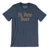 St. Pete Beer Men/Unisex T-Shirt-Heather Navy-Allegiant Goods Co. Vintage Sports Apparel