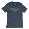 Philadelphia Beer Men/Unisex T-Shirt-Heather Navy-Allegiant Goods Co. Vintage Sports Apparel