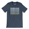 Tampa Bay Repeat Men/Unisex T-Shirt-Heather Navy-Allegiant Goods Co. Vintage Sports Apparel