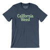 California Weed Men/Unisex T-Shirt-Heather Navy-Allegiant Goods Co. Vintage Sports Apparel