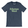 Arkansas Weed Men/Unisex T-Shirt-Heather Navy-Allegiant Goods Co. Vintage Sports Apparel