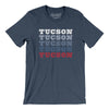 Tucson Repeat Men/Unisex T-Shirt-Heather Navy-Allegiant Goods Co. Vintage Sports Apparel