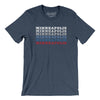 Minneapolis Repeat Men/Unisex T-Shirt-Heather Navy-Allegiant Goods Co. Vintage Sports Apparel