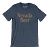 Nevada Beer Men/Unisex T-Shirt-Heather Navy-Allegiant Goods Co. Vintage Sports Apparel