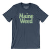 Maine Weed Men/Unisex T-Shirt-Heather Navy-Allegiant Goods Co. Vintage Sports Apparel