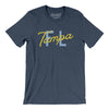 Tampa Fl Overprinted Men/Unisex T-Shirt-Heather Navy-Allegiant Goods Co. Vintage Sports Apparel