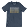 South Bend Repeat Men/Unisex T-Shirt-Heather Navy-Allegiant Goods Co. Vintage Sports Apparel