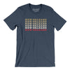 New Orleans Repeat Men/Unisex T-Shirt-Heather Navy-Allegiant Goods Co. Vintage Sports Apparel