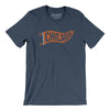 Chicago Pennant Men/Unisex T-Shirt-Heather Navy-Allegiant Goods Co. Vintage Sports Apparel