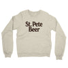 St. Pete Beer Midweight French Terry Crewneck Sweatshirt-Heather Oatmeal-Allegiant Goods Co. Vintage Sports Apparel